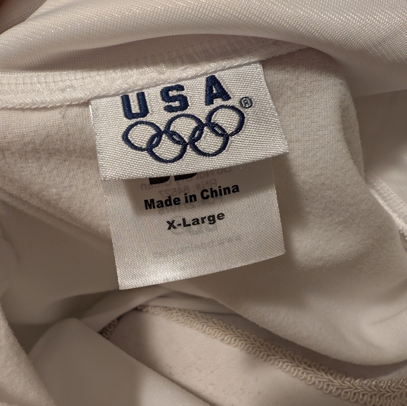 United States TEAM USA OLYMPICS Embroidered Zippered XL Warm-Up Jacket - Picture 9 of 10